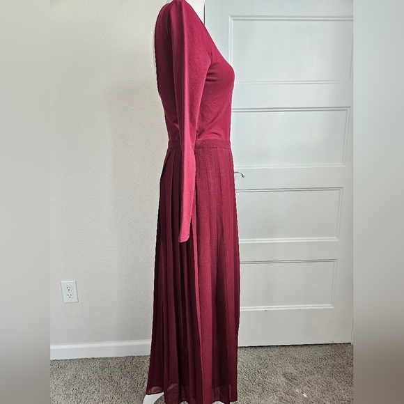 NEW!!! J.CREW Pleated Maxi Ballet Dress in Stretch Cotton Blend Size XS - Picture 7 of 9